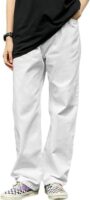 men Baggy Jeans for Men Women Skater Vintage Plain Pants Casual Wide Leg Jeans Loose Fit Denim Jeans