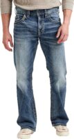 men Relaxed Fit Straight Leg Jeans